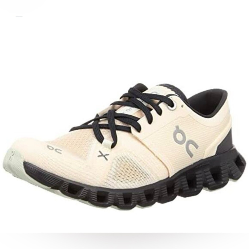 Excellent Condition! On Women's Cloud X 3 Sneakers, Fawn/Magnet - Size US 10W